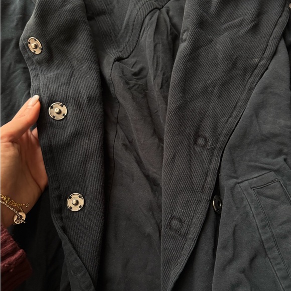 Lululemon Athletica Black Trench Coat - Picture 2 of 4